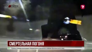 Погоня полиции в Костанае закончилась смертельным ДТП