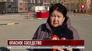 В Актобе жители жалуются на опасный недострой рядом с жилыми домами